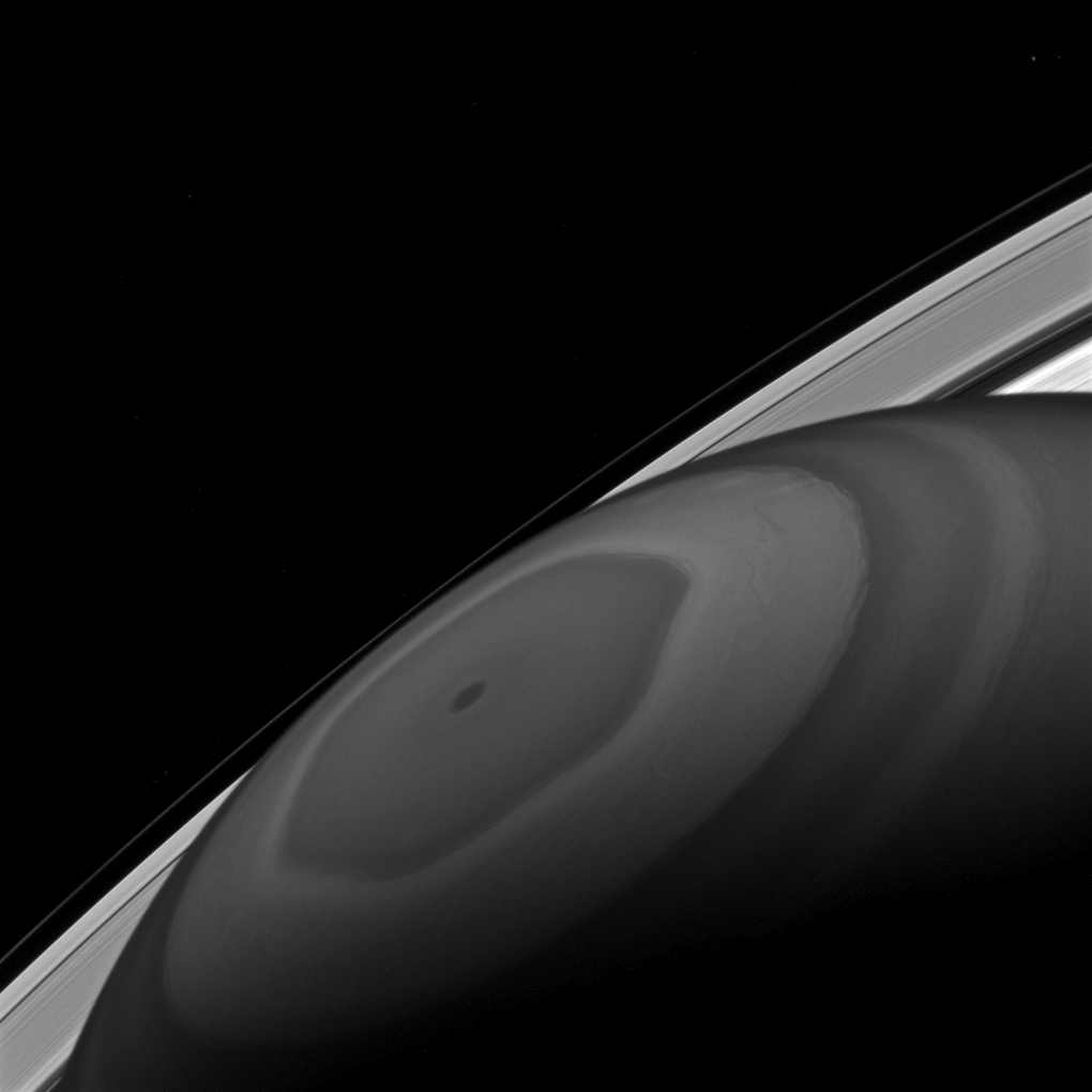 Hexagon at Saturn's north pole